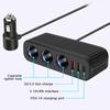 120W Car Cigarette Lighter Usb Charger Pd Quick Charge Power Adapter One-To-Four Multifunctional Socket For Mobile Phone Charger