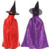 Witch Caps Ghost Halloween Cloak Sets Performance Clothes Children Cosplay Costumes Witch Hats