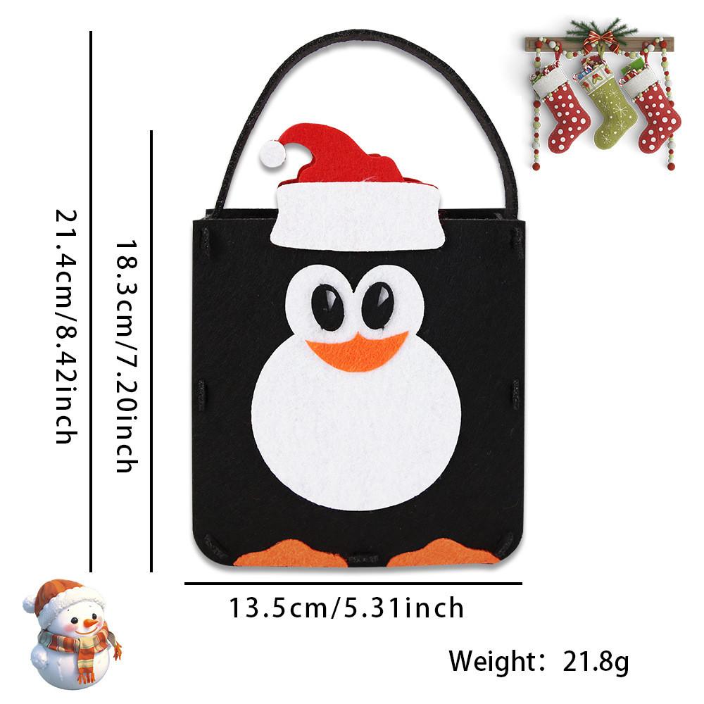 Whimsical Christmas Character Handheld Bags Perfect For Kids Candy Gifts And