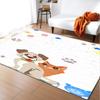 Striped Checked Large Carpet Feather Wind Bedroom Floor Mat