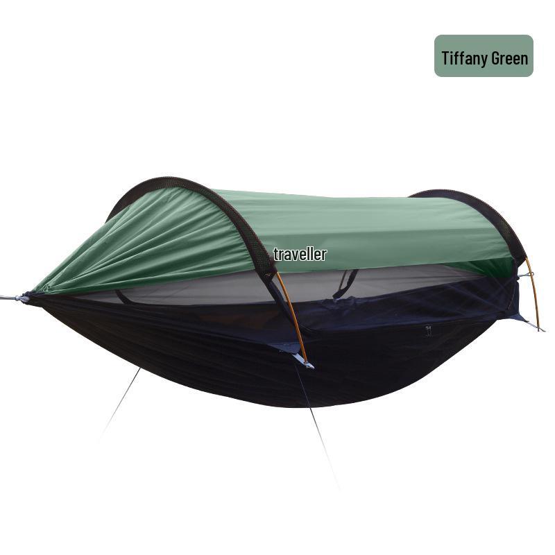 Traveler Anti-Tip Outdoor Hammock with Detachable Mosquito Net