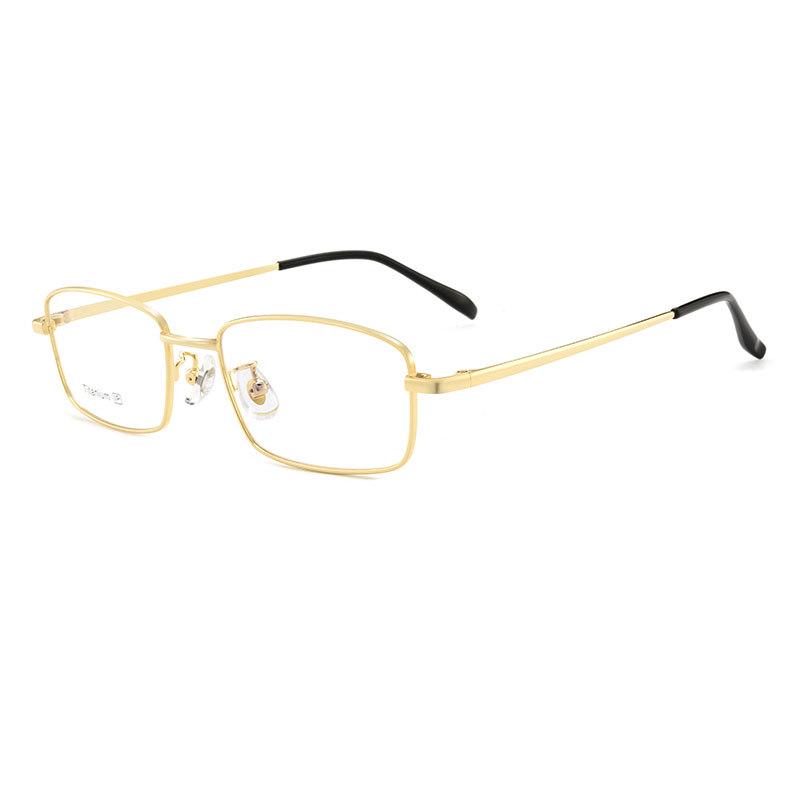 Men s Pure Titanium Anti-Blue Light Myopia Glasses