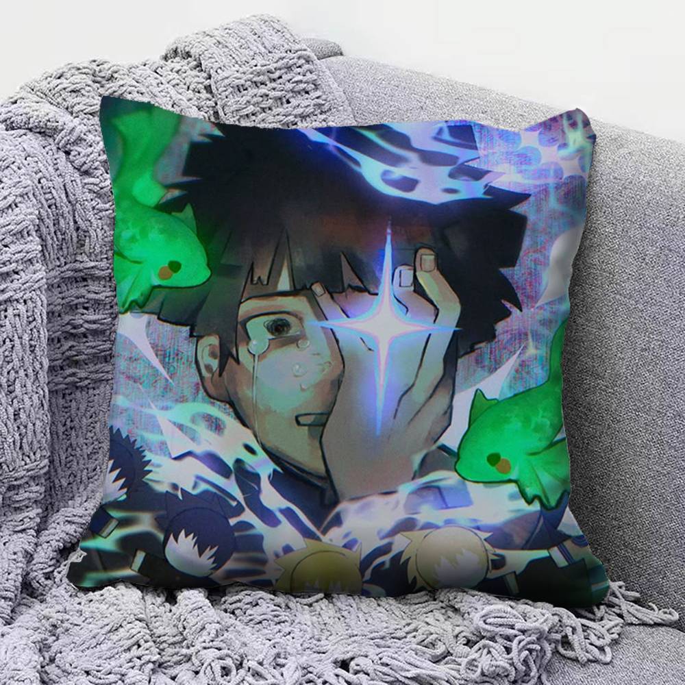 Mob Psycho  AAnime  Pillow Covers Home Sofa Cushion Covers and Aecorative Custom