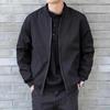 Veste de Baseball Polyvalente pour Homme à Col Montant - Style Coréen 2025, Résistante à l'Usure, Haut Décontracté pour Printemps/Automne