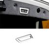 Tailgate Rear Door Button Trim 1PCS For BMW 3 4 Series GT 2013- Silver Steel