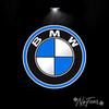 Car Wireless Door Welcome Light Projector Lamp Decor For BMW M 1 2 3 4 5 7 Series X1 X3 X4 X5 X6 X7 F10 F30 E46 E60 stickers YTTG6