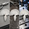 29 Degree Trapezoidal Screw Pitch Gage Clearly Marked Measuring Tool Sturdy