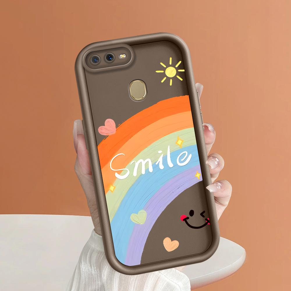 Soft Silicone Square Ladders Cartoon Pattern Full Cover Camera Protection Shockproof Case for OPPO Reno Realme OnePlus