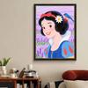 Diamond Mosaic Colorful Diamond Painting Snow White Full Round Embroidery Cartoon Creative Hobbies Wall Decor