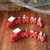 Ornamento natalizio Plasti Train Decorazione natalizia per la tavola di casa 2023 Regali di Natale Noel Natal Navidad Felice Anno Nuovo 2022