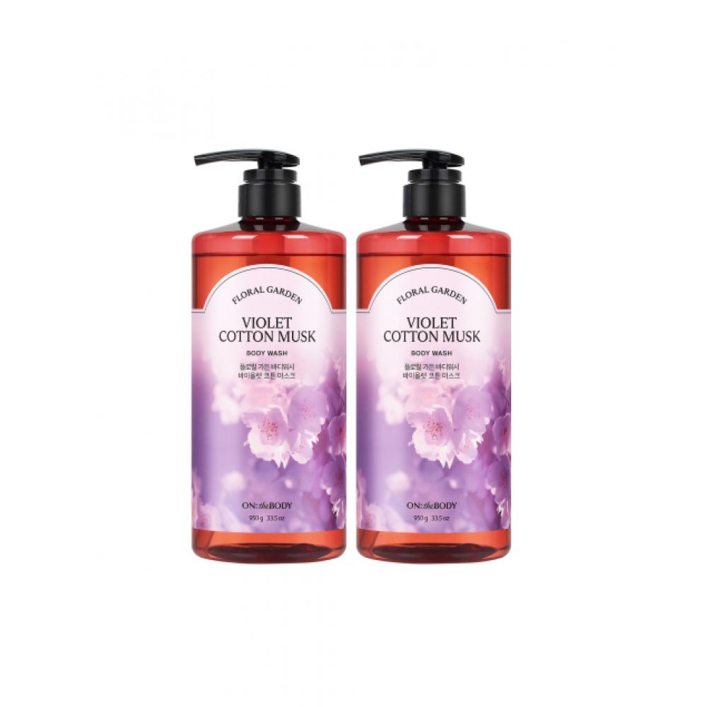 OntheBody Floral Garden Body Wash 950g Musk X2 NONE