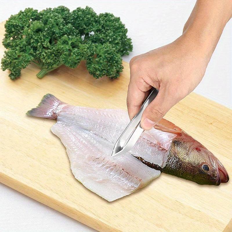 2ks/sada Nerezová ocel Pinzeta na rybí kosti Kleště Kleště na vytrhávání klipů Kleště na vytrhávání rybích kostí Svorka na vytrhávání rybích kostí Kuchyňské pomůcky