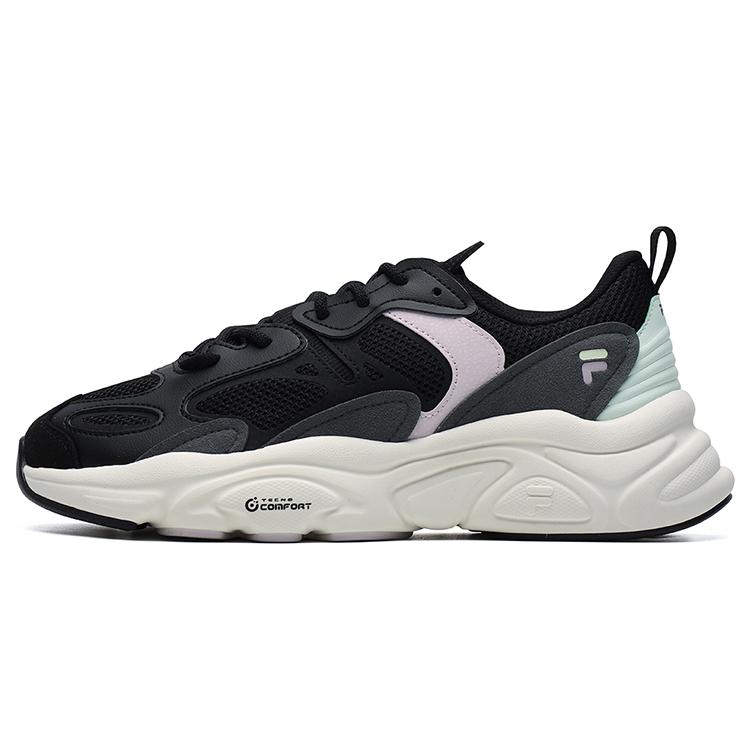 New FILA Mars 2 Mars 2.0 Low Top Chunky Sneakers Women's Black Gray F12W124156FBD