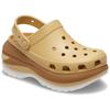 Crocs Mega Crush Matte Clog Comfortable and Versatile Hole Shoes for Men and Women Wheat