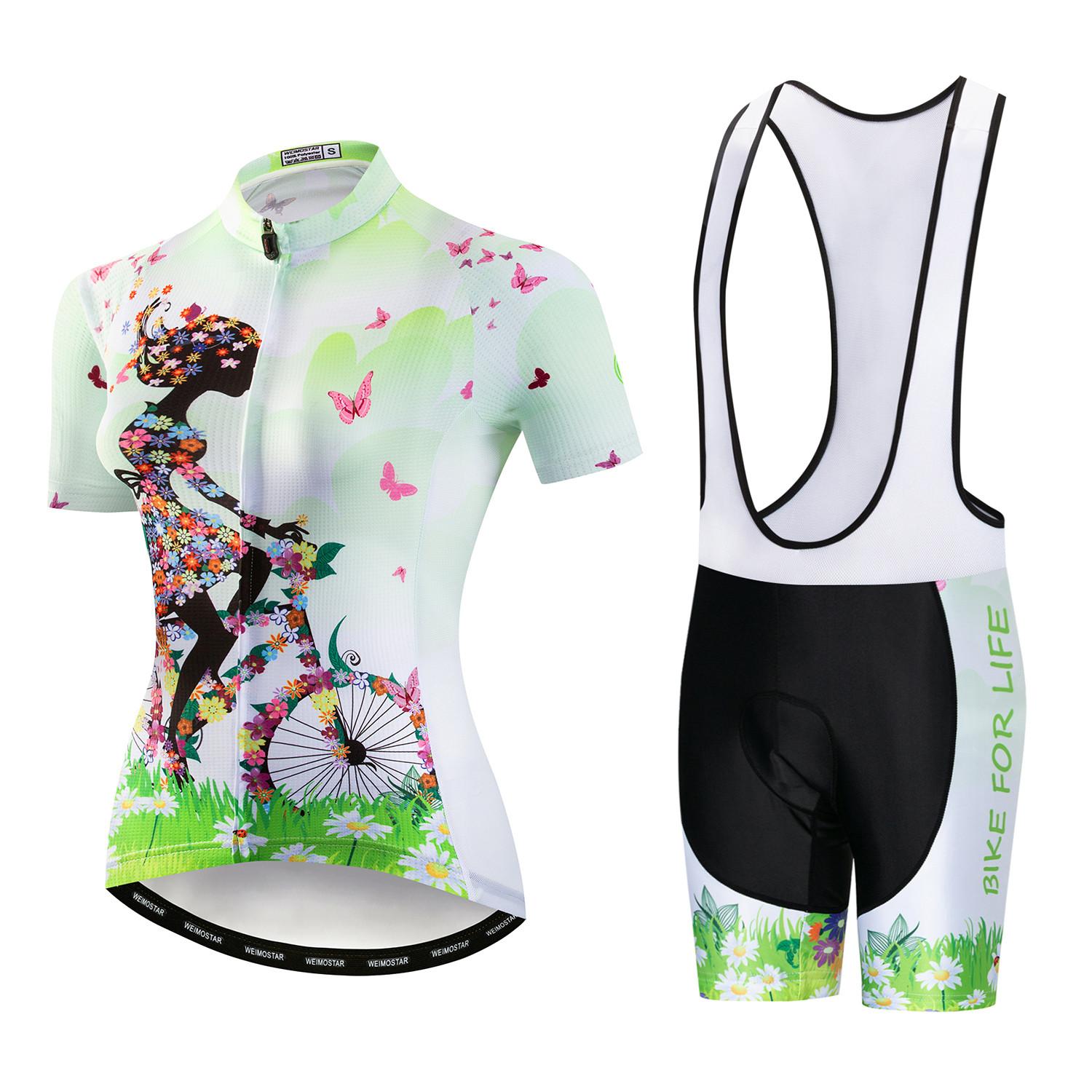 

2026 Weimostar Pro Team Cycling Clothing Women Cycling Jersey Sets Breathable Mountain Bicycle Clothes Summer Bike Uniform Wear Ropa XXL