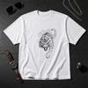 Men's Animal Graphic Tee: Funny Vintage Print T-Shirt, Summer Cotton Casual Top