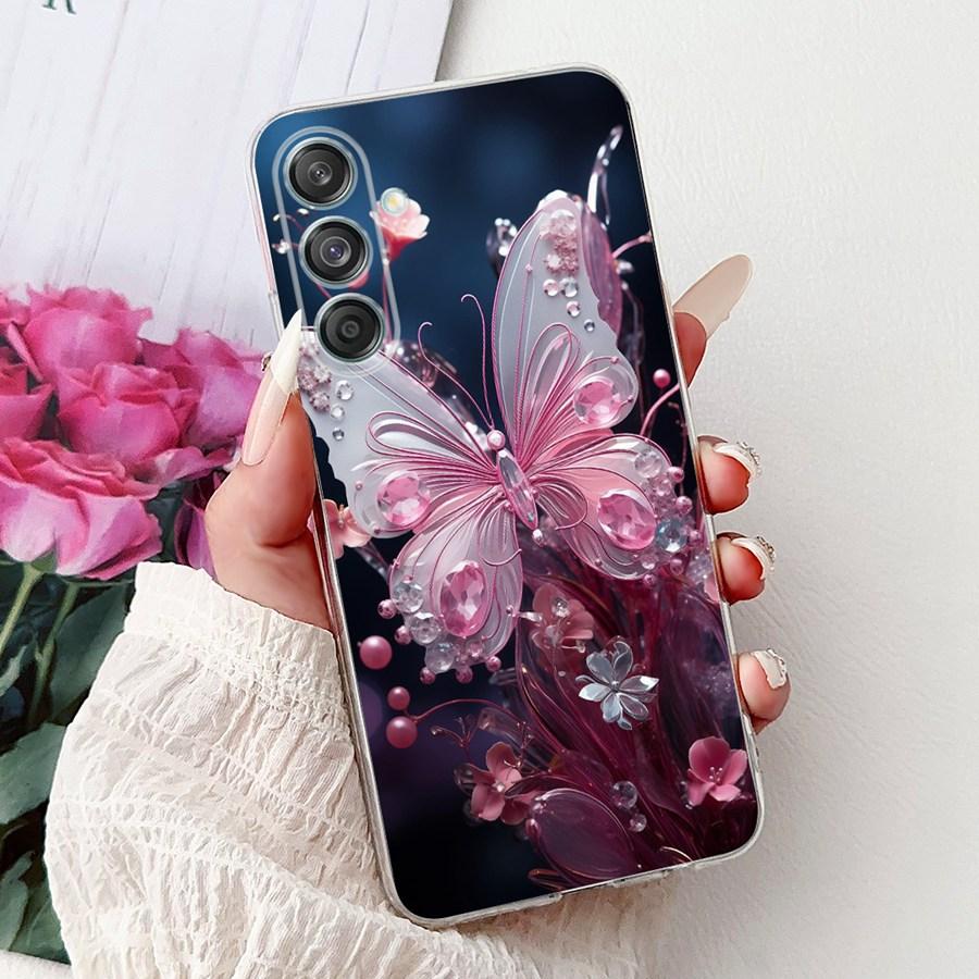 Case for Samsung Galaxy M34 M54 M55 5G New Design TPU Silicone Soft Cover for Samsung M546B  M556B M346B Coque Protective Capa