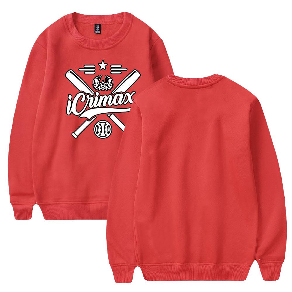 

Чоловічі Жіночі Худі Icrimax Толстовка Хлопчик Дівчинка Худі KPop Одяг Весна Осінь Топи Пуловери XXS червоний