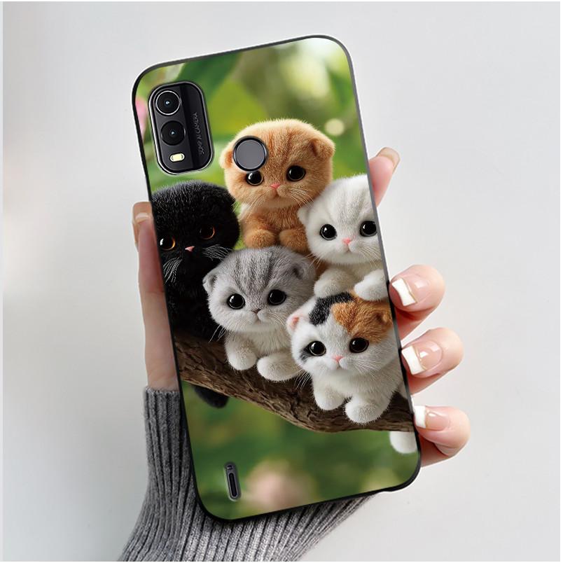 Phone Case For Nokia G11 Plus Matte Black Casing Soft Silicone Ultra Thin Slim Cover Aesthetic Luxury Cute Cool Boys Girls Shell