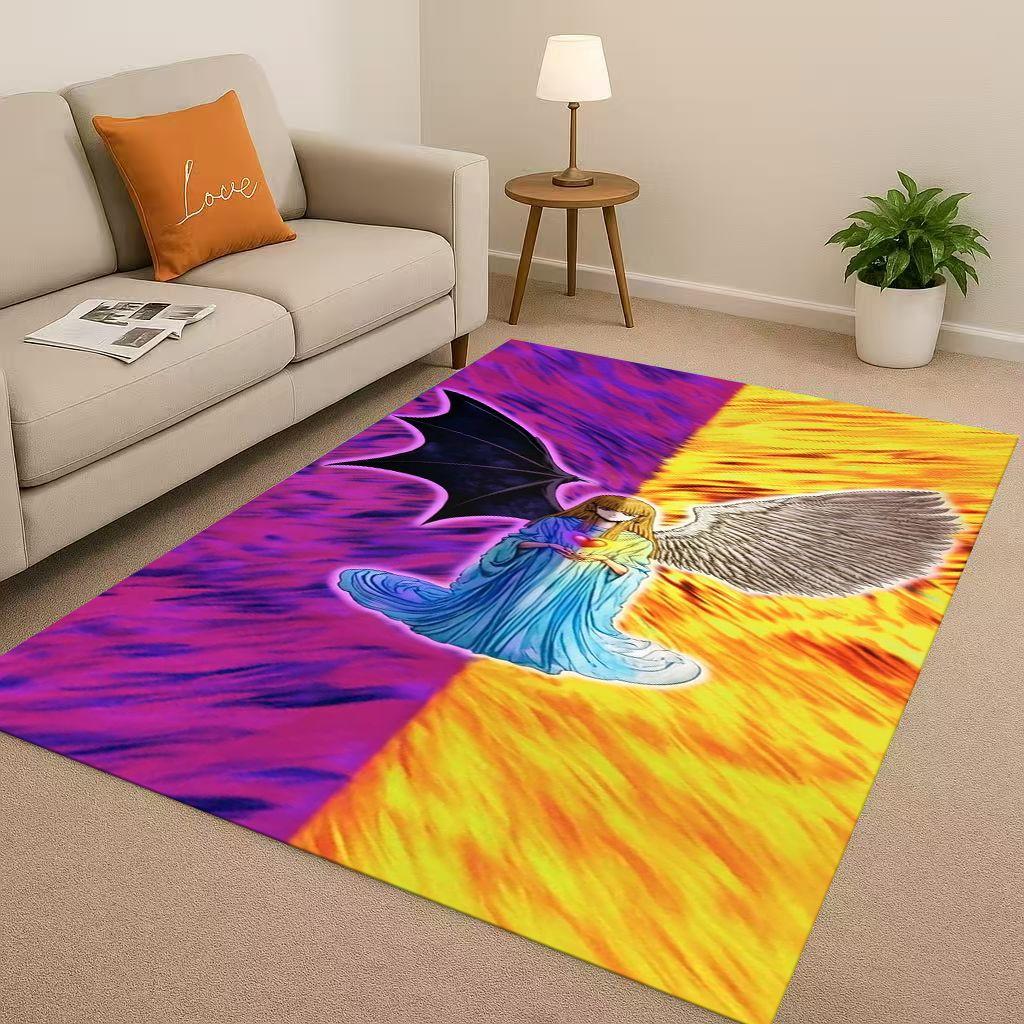 Slifer The Sky Dragon Yu-Gi-Oh MONSTER Cartoon Living Room Non-Slip Area Rug Carpet for Bedroom Sofa,Easy Clean Home Doormat