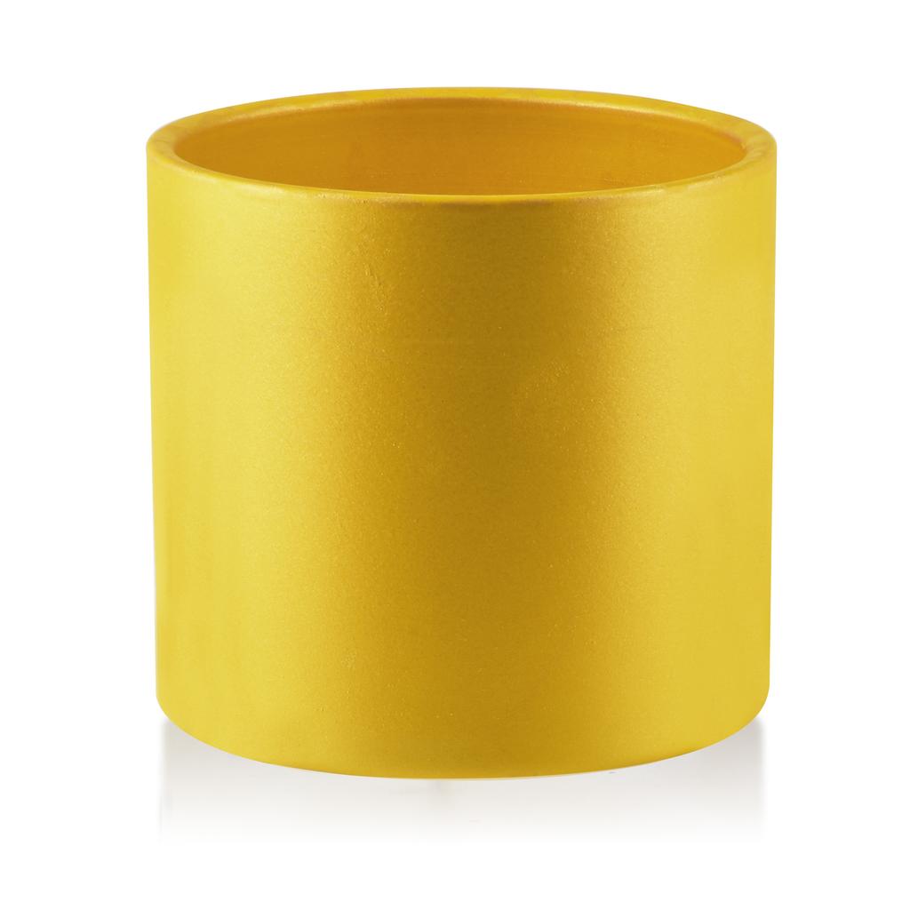 Ava Osłonka Ceramiczna 12,5X12,5X11,7 Cm Żółta
