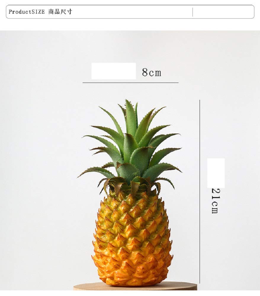 Pineapple Fruit Food Sample Model Okinawa Hawaii Tropical Restaurant Cafe Coffee Shop Display Exhibit Exquisite Realistic Artisanal [Myth Square]