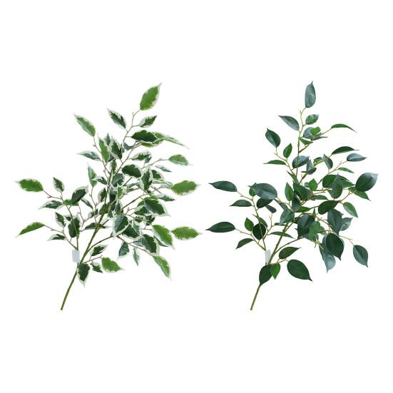 Simulierte Grüne Pflanzen Ficus Cordata Ast Künstliche Grünpflanzen Pflegeleicht Realistische Seidenblätter Haus Garten Event Dekoration