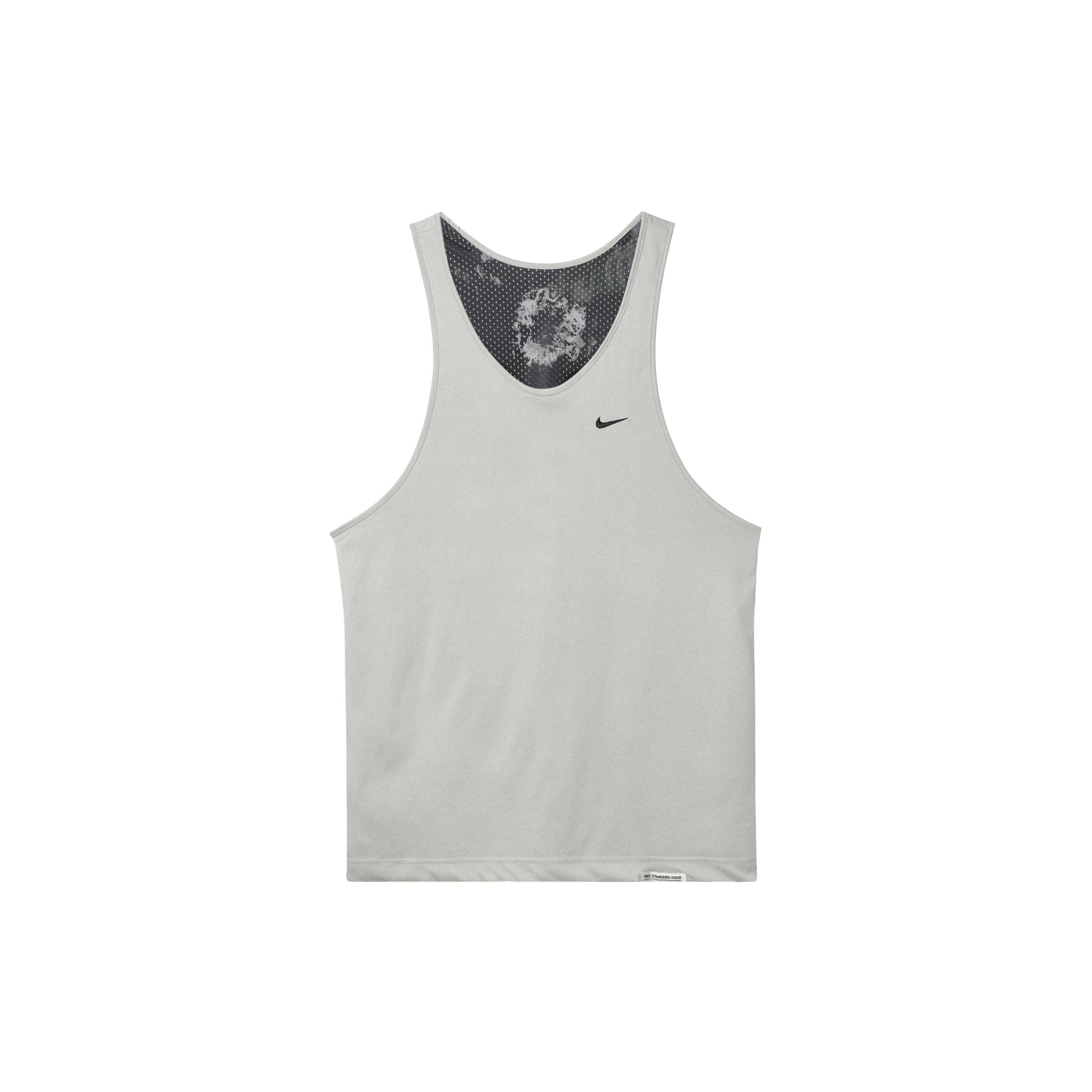 Nike Reversible Breathable Sports Running Vest Gray Men s DH7434-073 M