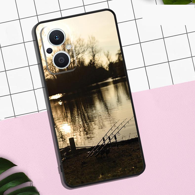 Carp Fishing Fish Case For OPPO Reno 13F 12F 11F 8T 7 8 10 11 12 13 Pro OPPO Find X8 X6 Pro X3 X5 Lite Cover