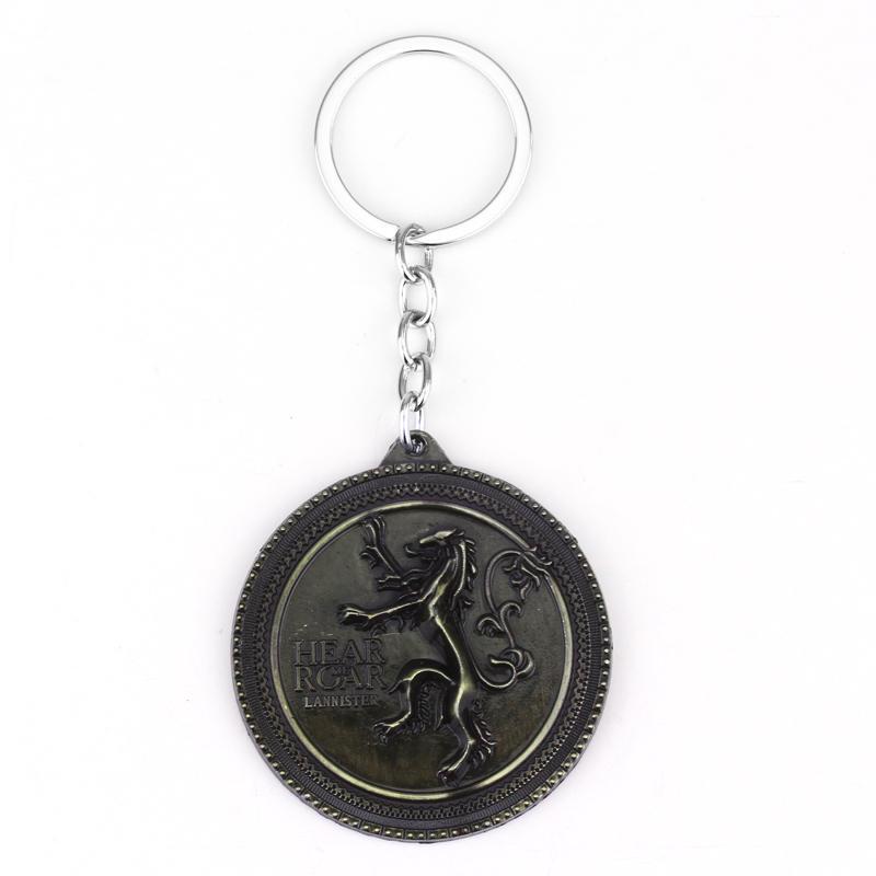 Classic Movie Dragon Shape Keychain Wolf Head Pendant Fashion Trend Bottle Opener Keyring for Fan Collectible Accessories