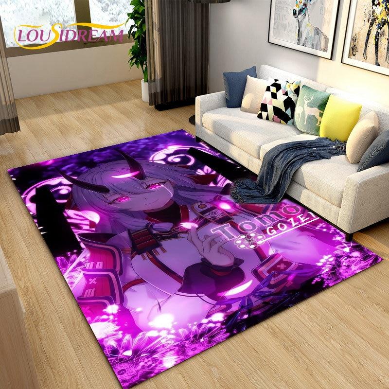 Zero Two DARLING In The FRANXX Anime Area Rug,Carpet Rug for Living Room Bedroom Sofa Doormat Decoration, Kid Non-slip Floor Mat