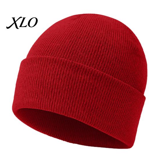 Outdoor Hiking Hat Knitted Winter Hat, Unisex Thick Thermal Skull Cap, Cozy Windproof Warm Knit for Men Women Jogging Cold Weather Headwear