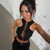 Women Sexy Strappy Sleeveless Slim Fit Solid Cropped Casual Tank Top