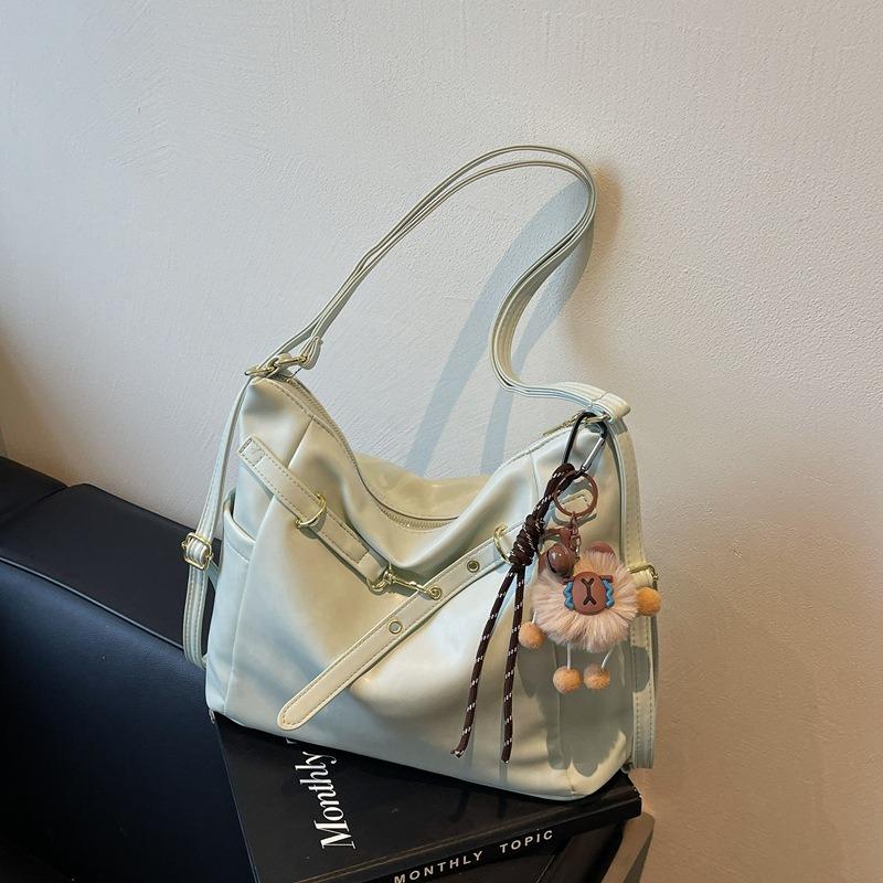 Retro tote bag women's new trendy fashion high-end shoulder bag large capacity commuter multi-purpose backpack