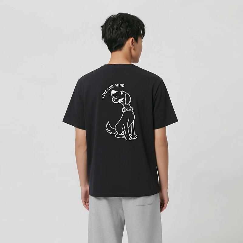 Hotwind Men's Pet Graphic Short Sleeve T-shirt
