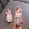 Nuovo stile autunnale da bambina elegante, scarpe basse da principessa con strass per bambine, scarpe in pelle, scarpe per esibizioni di danza