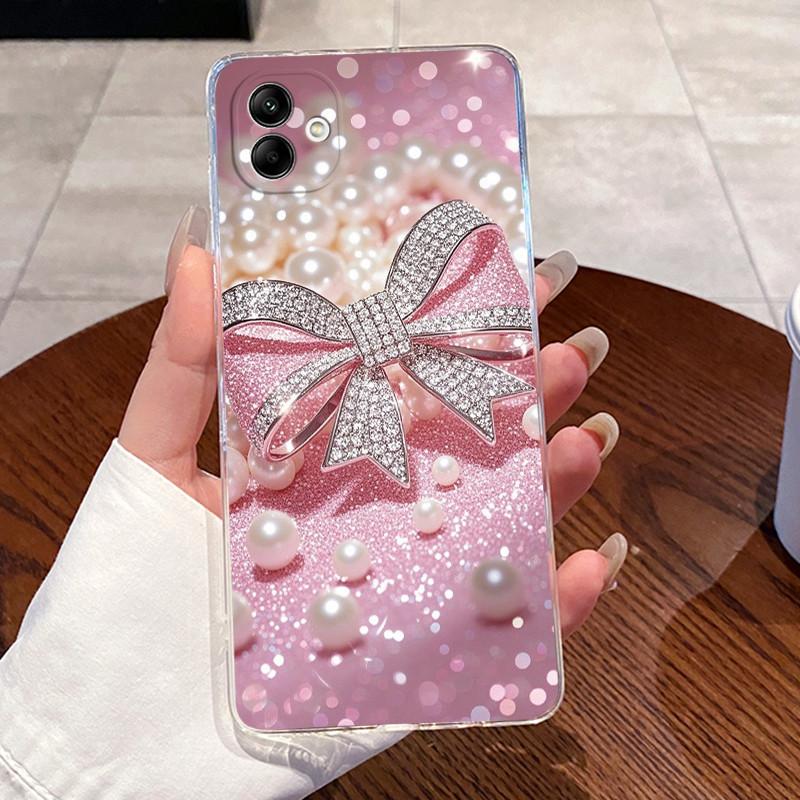For Samsung Galaxy A04e A04 Case For Samsung A05 Coque Samsung A07 4G Capa Clear Silicon Soft TPU Back Cover Cute Cat Phone Case