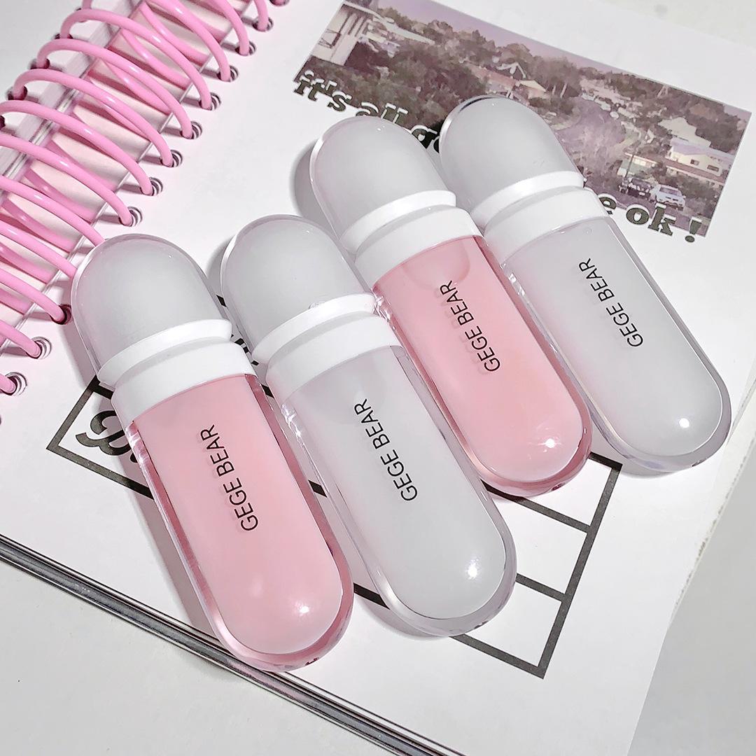 

Gege Bear Clear Moisturizing Tinted Lip Gloss и Lip Milk Glaze светло-розовый