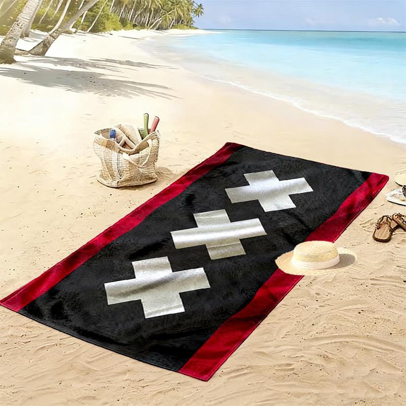 Ajax Amsterdam Print Strandtuch, Großes Weiches Schnelltrocknendes Handtuch für Strand Camping Schwimmen