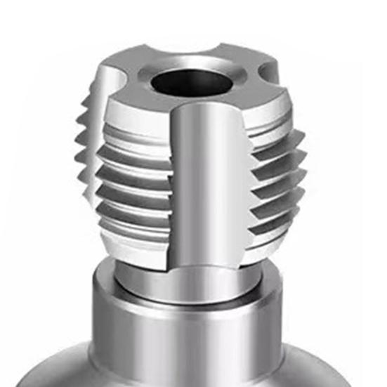 Instrument de tăiat filete pentru țevi metalice pentru țevi PVC cu design dublu funcțional și capete de filetare