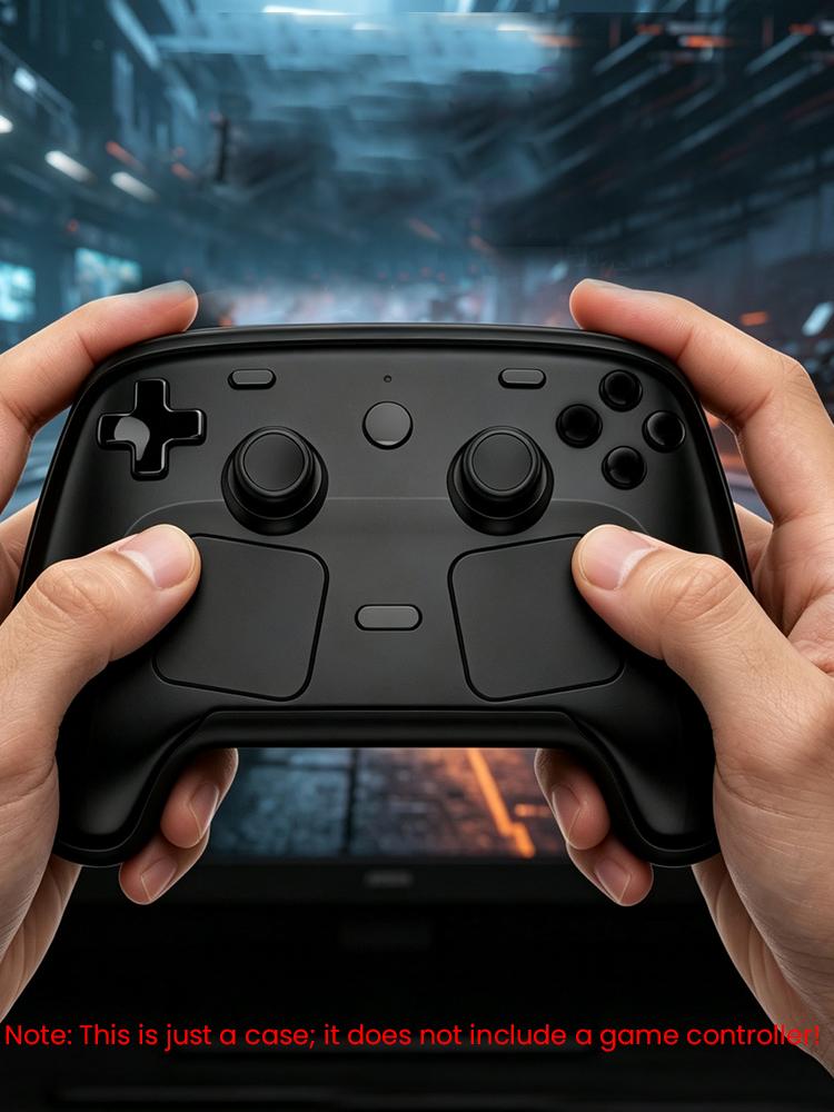 For Steam Controller 2 TPU Game Shell Mesh Heat Dissipation Handle Soft Cover Sweat-resistant Game Skin Housing for Gaming Lover