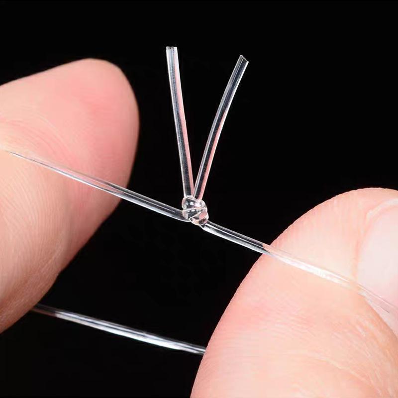 0,8-1 mm Transparente Kristall-Schnur Fäden DIY Basteln Nähzubehör Stark Elastisch Dehnbar Perlen Schnur Armband Schmuckherstellung