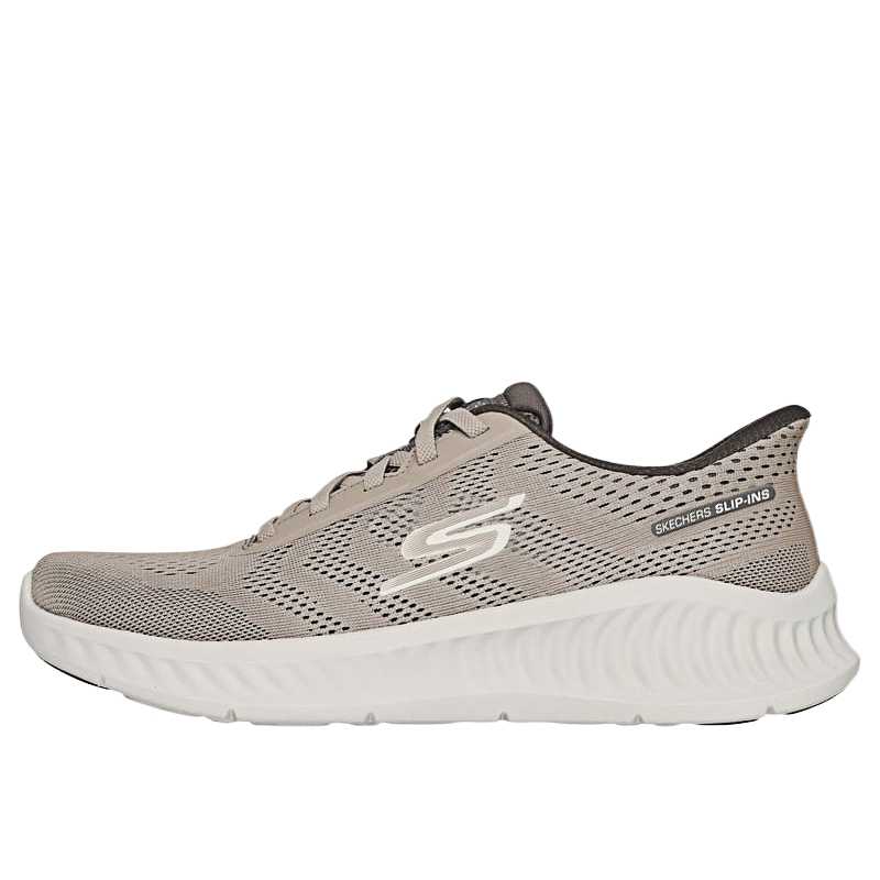Skechers Gowalk Now - Payton Comfortable Versatile Skin-Friendly Fashion Low-Top Casual Shoes Men sneaker Brown 216375-KHK 39.5