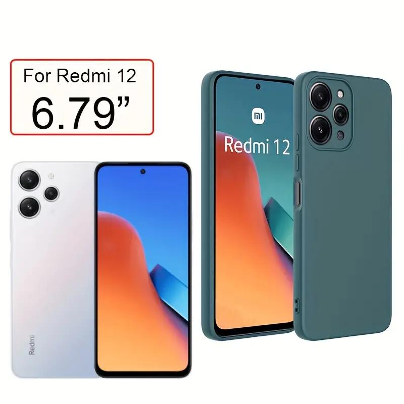 Liquid Silicone Case For Xiaomi Redmi 12 12C 13C Shockproof Case For Redmi Note 12 Pro Plus Note 12S 4G Note 12 5G 4G Note12 Pro+ 5G Phone Cover