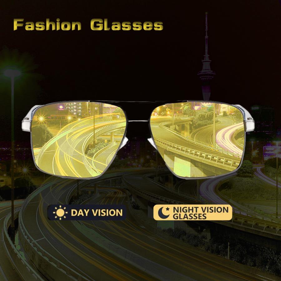 

Intelligent Photochromic Sunglasses Men Polarized Night Vision Goggle Wom жёлтый