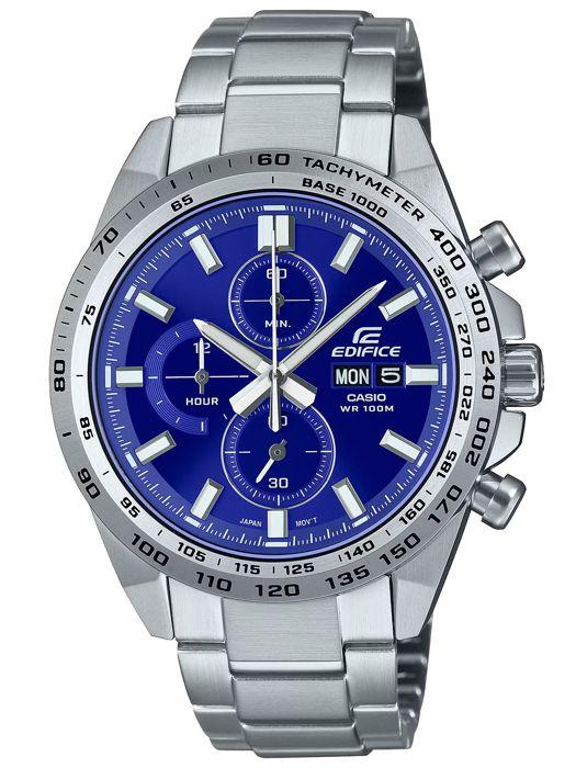 Montre Hommes CASIO EFR-574D-2AVUEF - Argent Acier inoxydable - Etanche 10 Atm