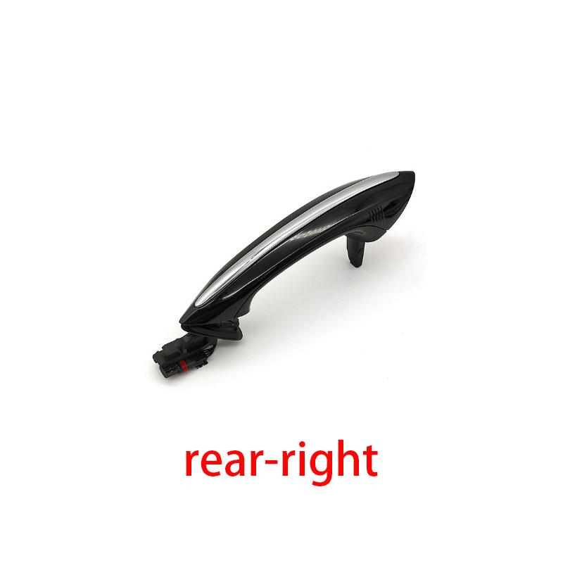 Black White Car Exterior Comfort Access Door Handle For BMW 5 7 Series F01 F02 F06 F10 520d 520i 525d 528i 530d 530i 51217231931