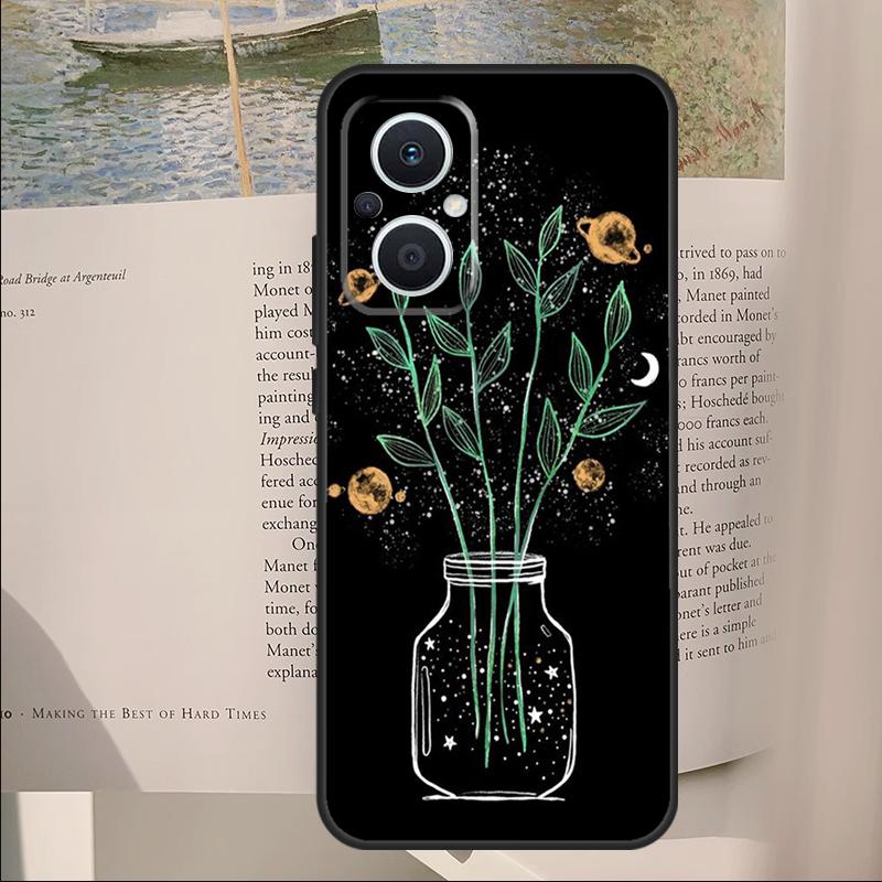 Constellations Stars Sun Moon Galaxy Phone Case For OPPO Find X5 X6 Pro X2 Lite X3 Neo Reno 4Z 5Z 2Z 8T 3 4 5 6 7 8 Lite Cover
