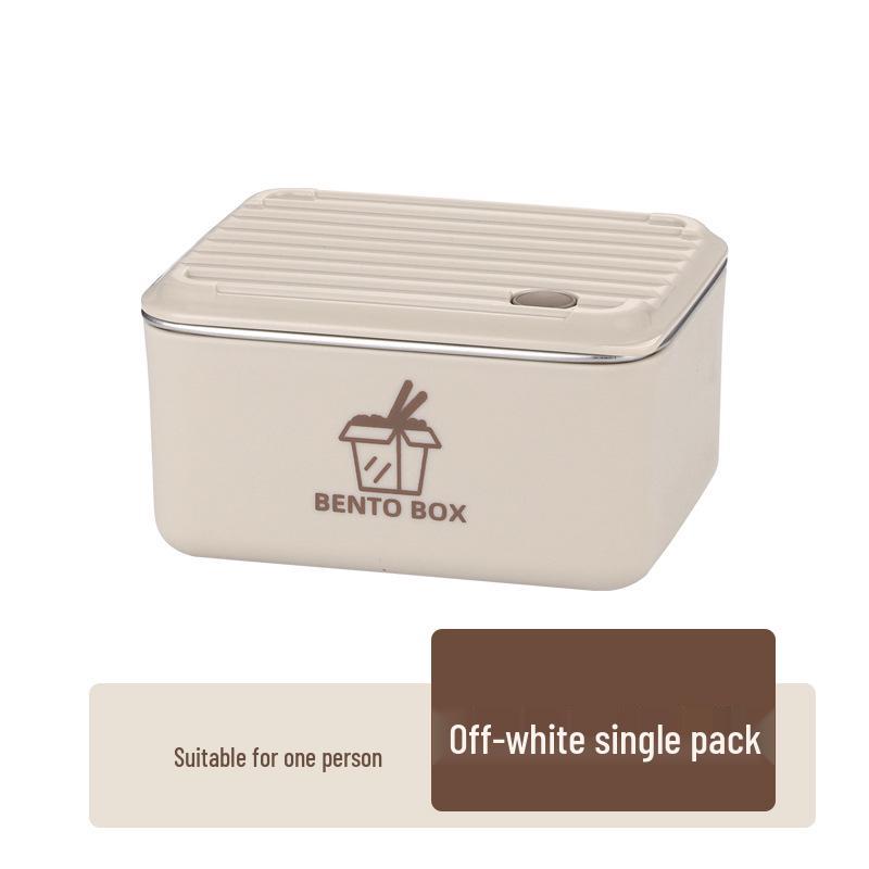 Microwaveable Stainless Steel Bento Lunch Box with Insulated Compartments