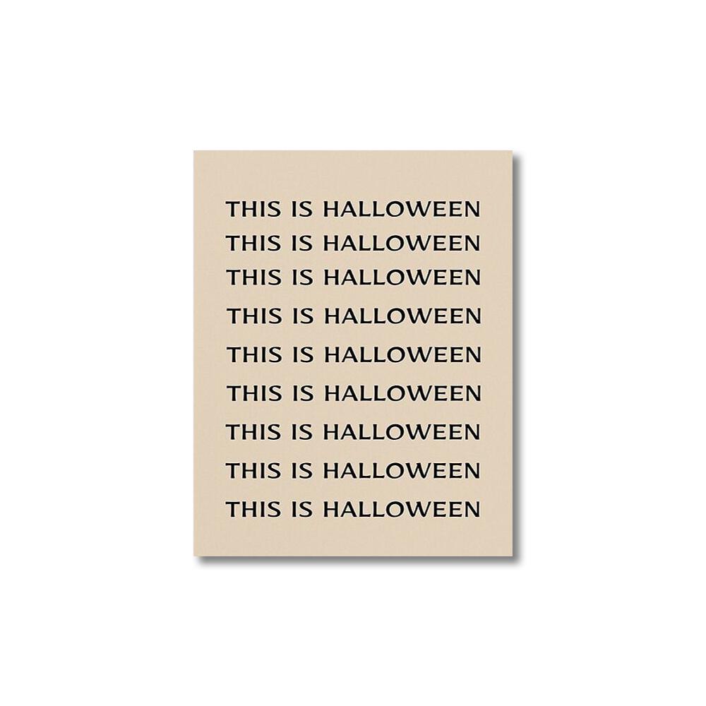 Halloween Wall Art Print Poster Halloween Canvas Painting Home Decor Funny Halloween Art Print Minimalist Cute Ghost Print Gift